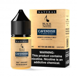 Black Note Cavendish Tobacco Salt 30ml