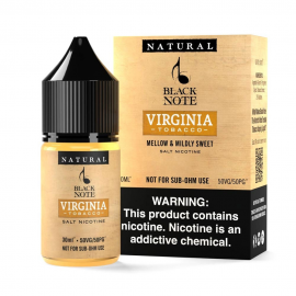 Black Note Virginia Tobacco Salt 30ml